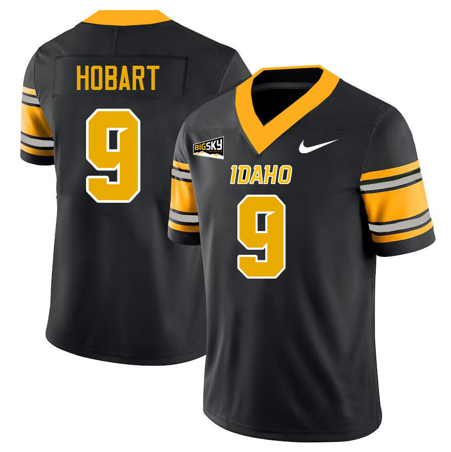 Idaho Vandals #9 Ken Hobart College Football Jerseys,Uniforms Stitched-Black